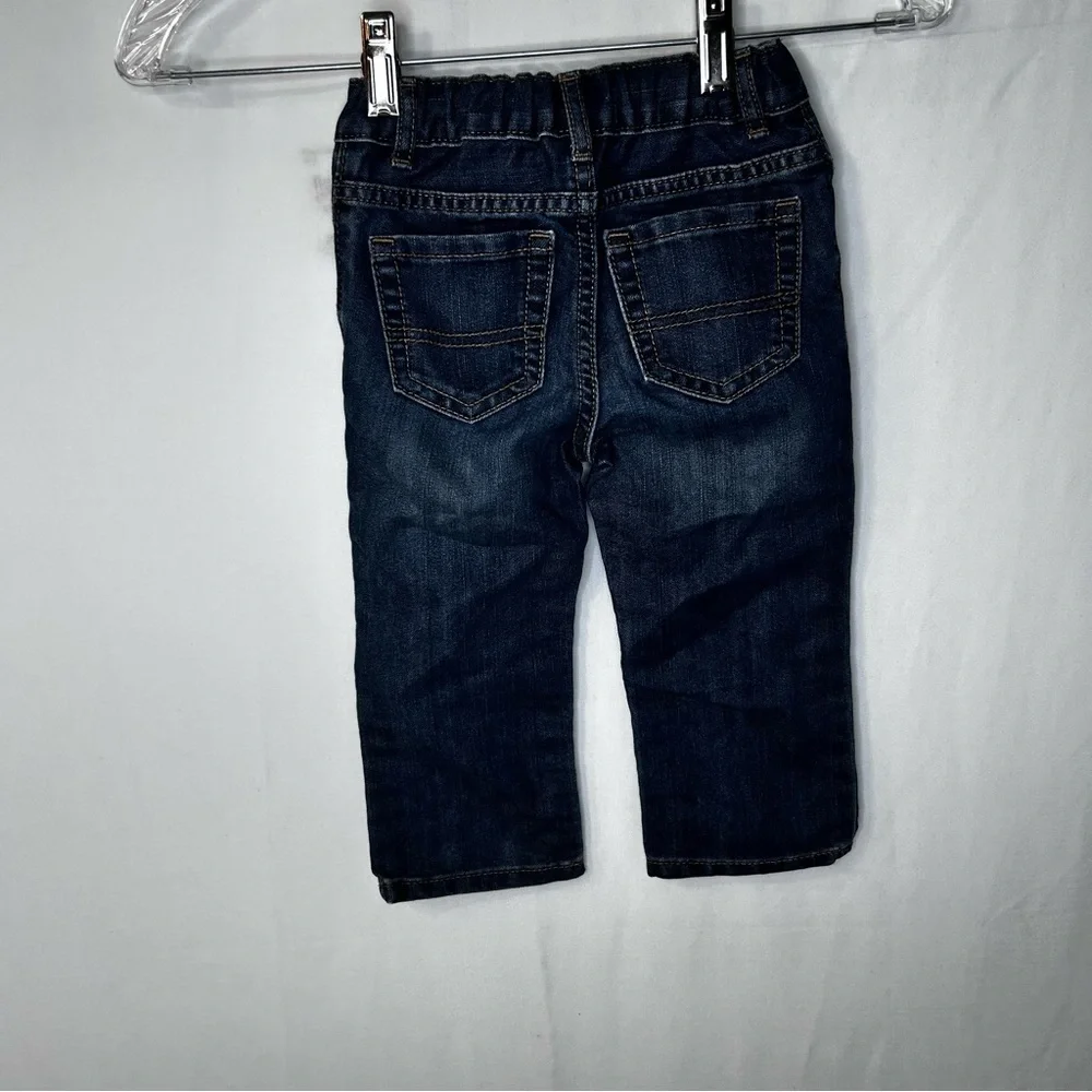 The Children's Place Dark Blue Straight Leg Toddler 2T Boys Kids Jeans